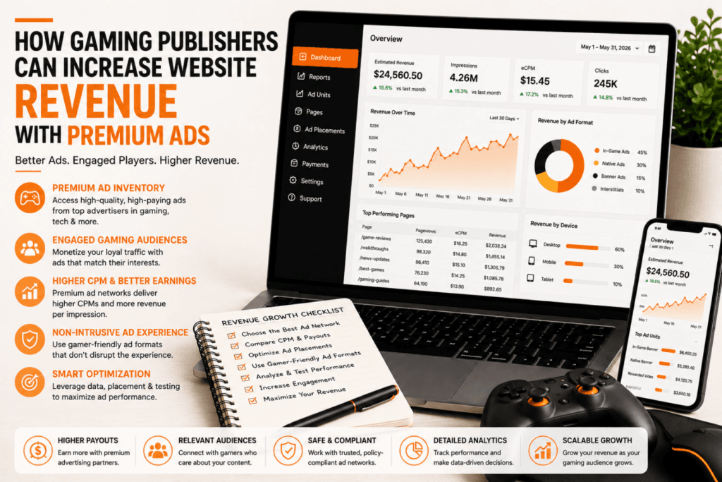 Gaming Website Monetization