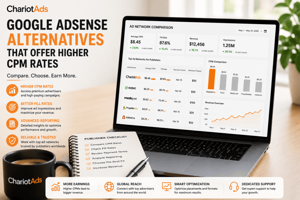 Google AdSense alternatives for publishers