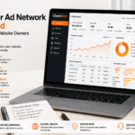 Publisher ad network for website monetization