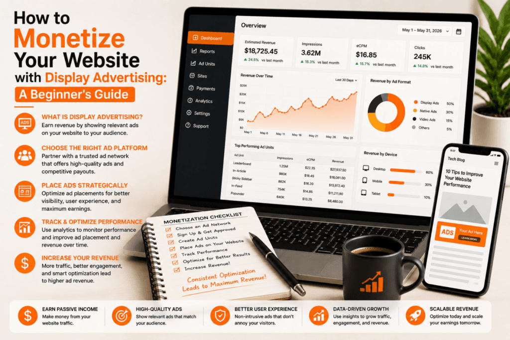 Website Monetize with Display Advertising